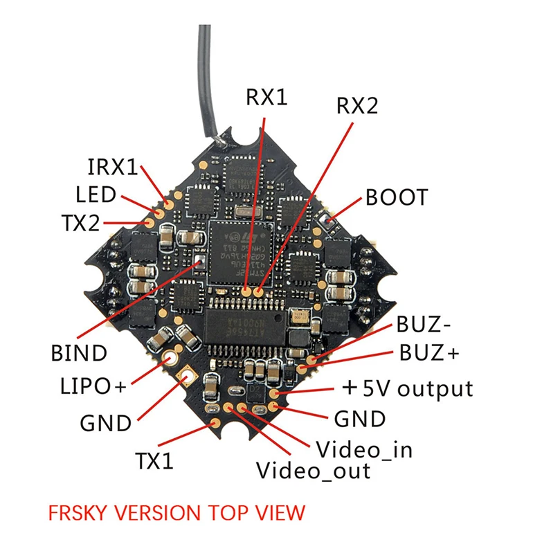 Happymodel F4 PRO V3.0 Контроллер полета Blheli_S 10A 2-4S бесщеточный ESC для Frsky Flysky приемник для Cinecan 4K Дрон