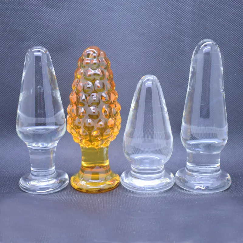 Анальный фаллоимитатор со стразами Анальная пробка Искусственный Мужской пенис