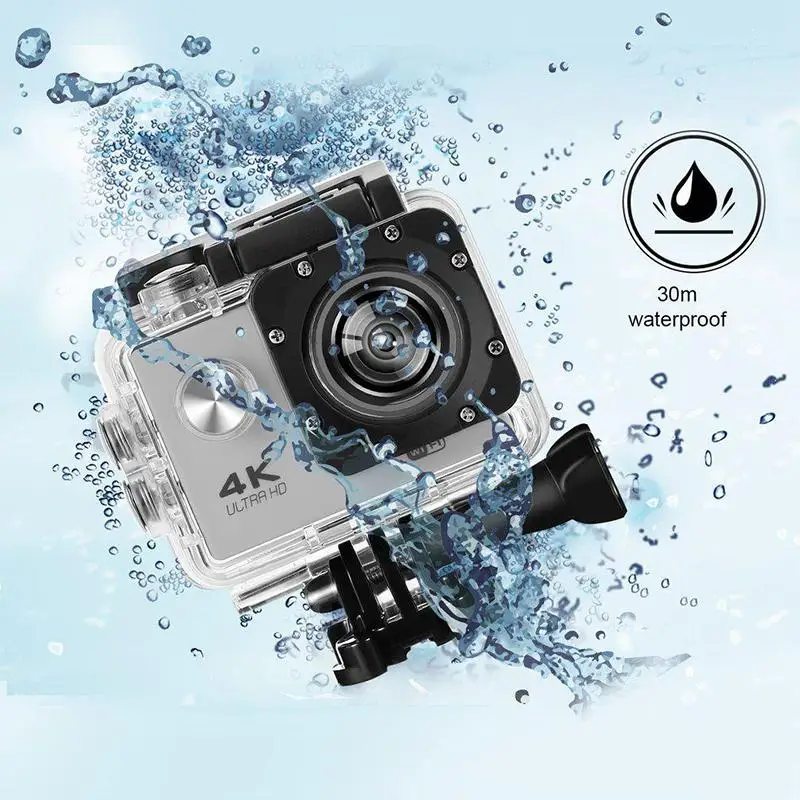 Дешево Экшн-камера H9R / H9 Ultra HD 4K, 30 м, водонепроницаемый экран 2,0 дюйма, 1080p, Спортивная камера Go Extreme Pro