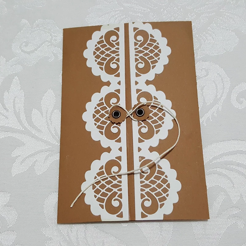 Штампы DiyArts большого размера с полыми кружевными границами штампы для