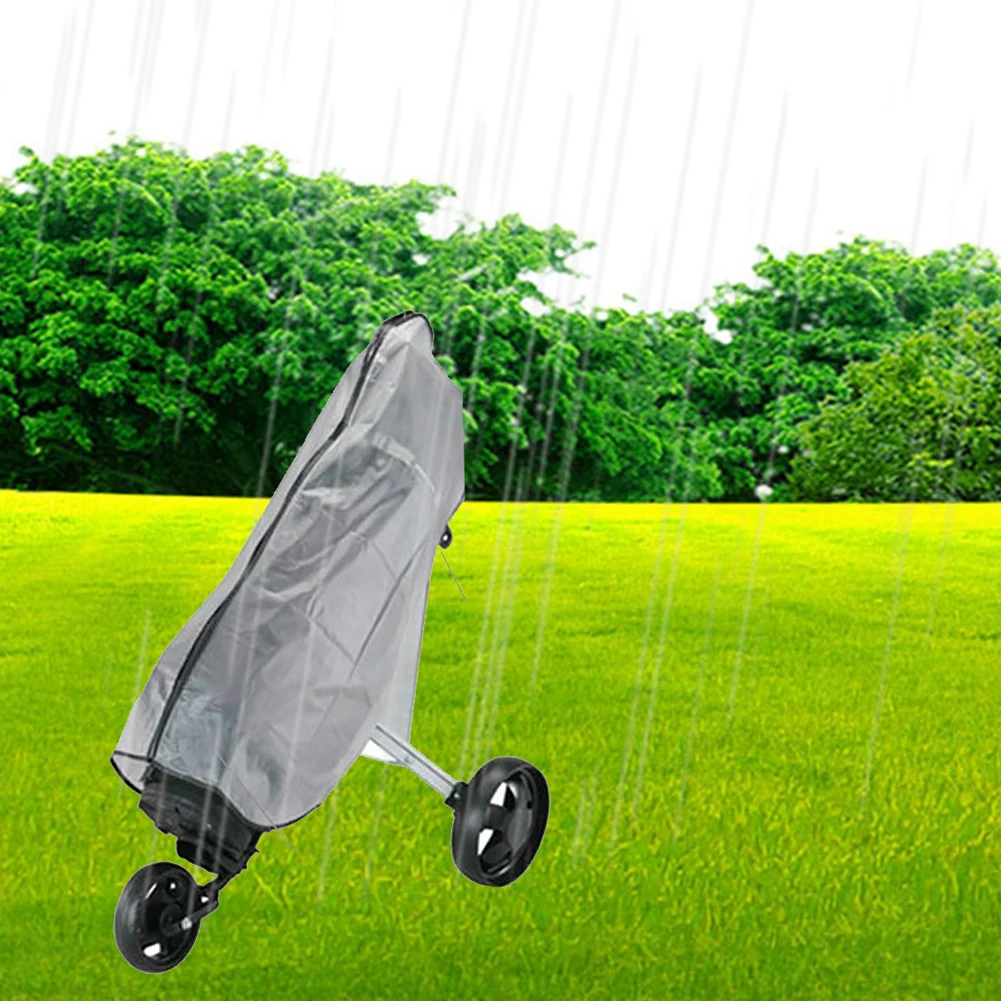 

Store Golf Rain Cover Accessories Rod Protector Zipper Waterproof Dustproof Rainproof Wear Resistant PVC Bag Outdoor Transparent