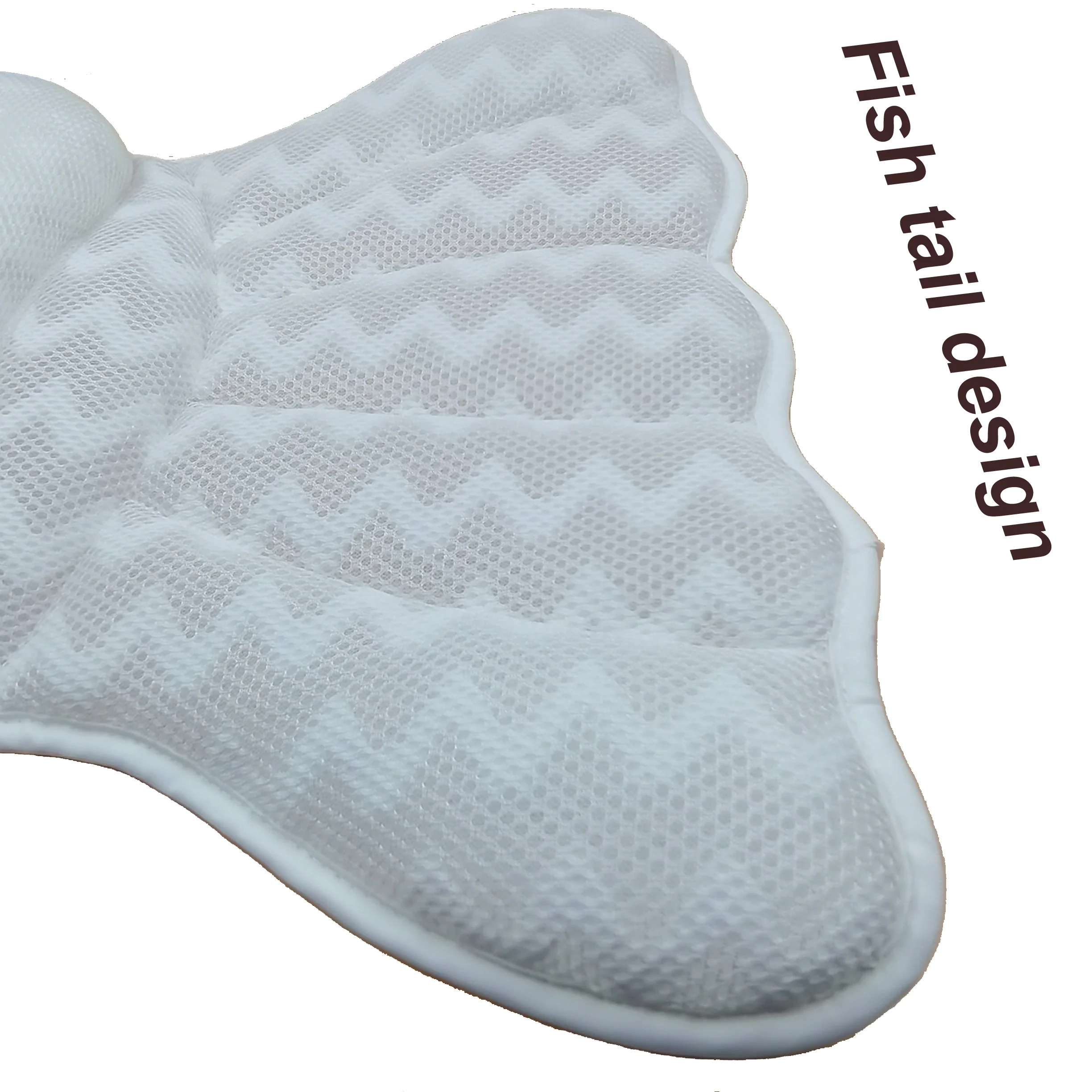 

mermaid bathtub pillow SPA Bath Soft Thickened Headrest With Backrest Suction Cup Neck Cushion Bathroom Accessories Take a nap