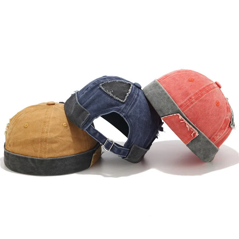 Винтажная мужская шапка с дырками повседневная дырками|Мужская Skullies & шапочки| |