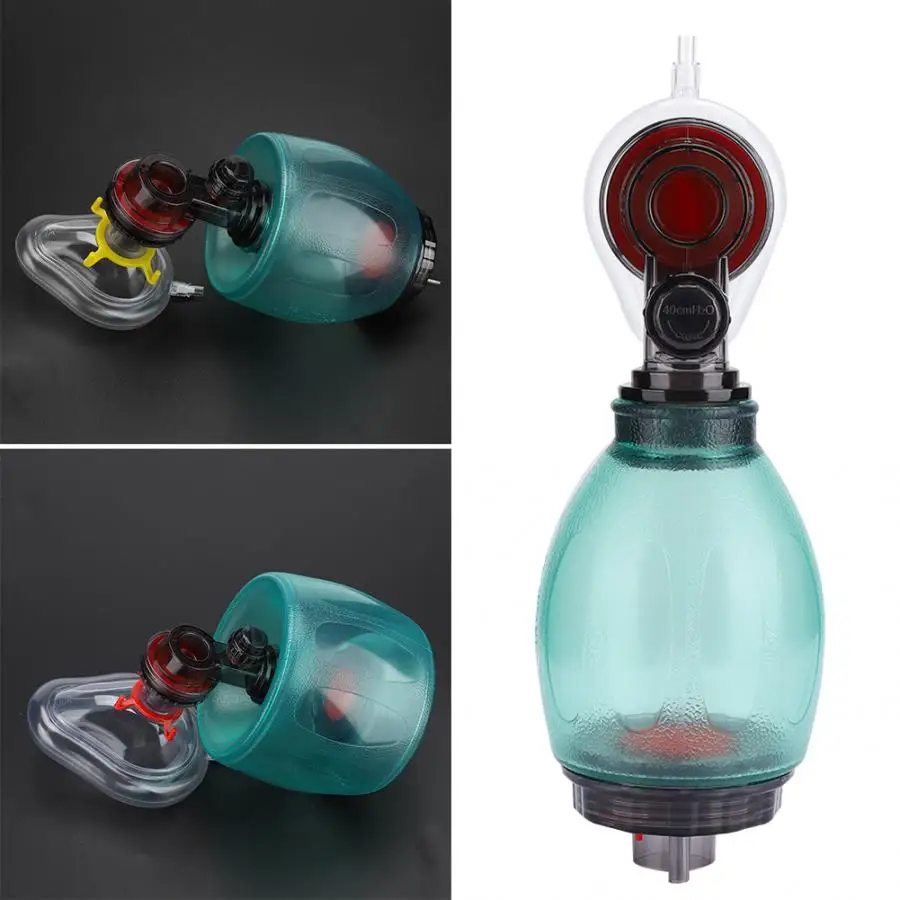 Медицинская ПВХ простой Стиль прибор для реанимации ручной аварийный