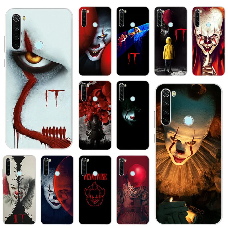 

Clown Horror IT Movie Soft TPU Phone Case For Xiaomi Redmi Note 10 9 Pro Max 9T 9A 9C 8T 7a 9s 8 7 K20 Mi Poco X3 X2 M3 Cover