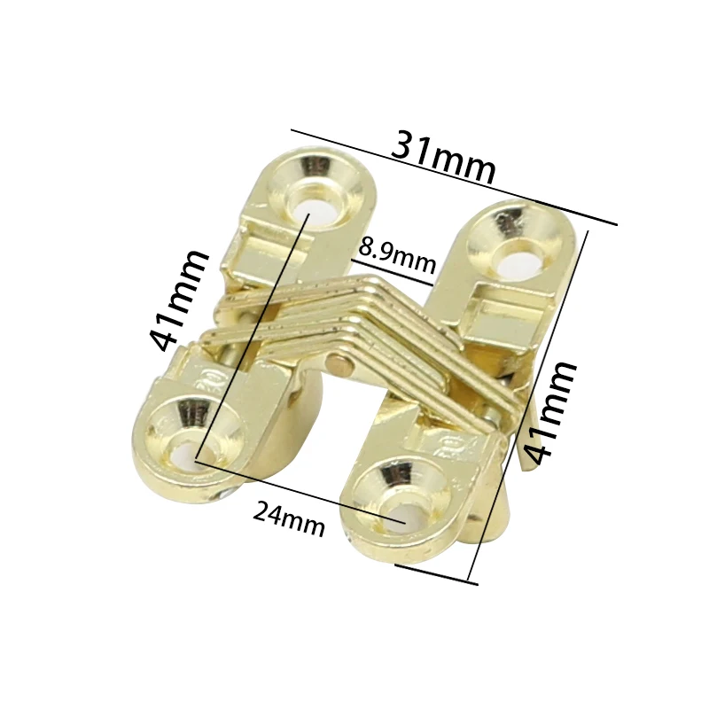 4 шт. мебельные петли Скрытая шарнир кабинет со скрытым Невидимый дверной для