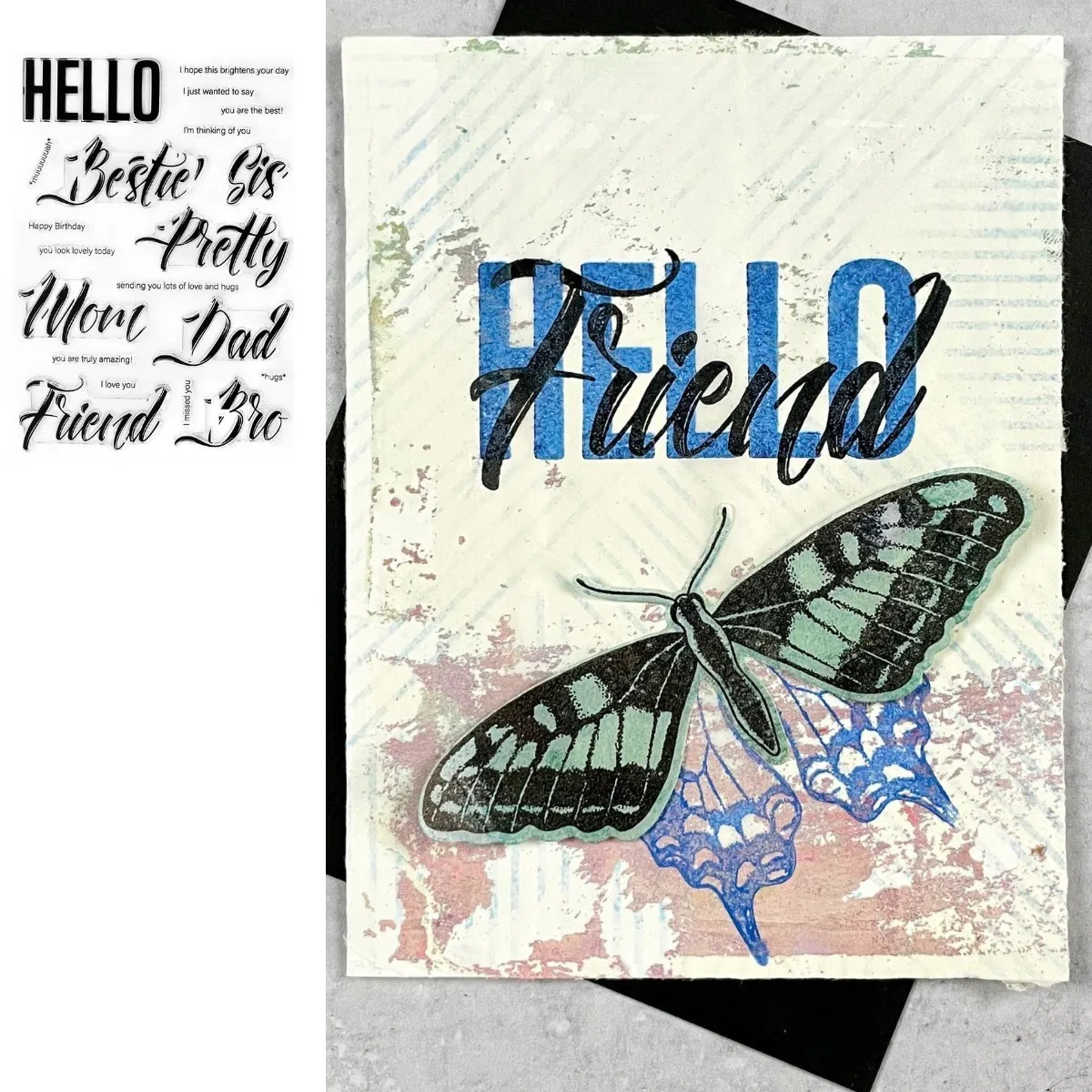 

Modern Hello Letter Stamps New Arrival 2021 Scrapbook Diary Decoration Stencil Embossing Template Diy Greeting Card Handmade