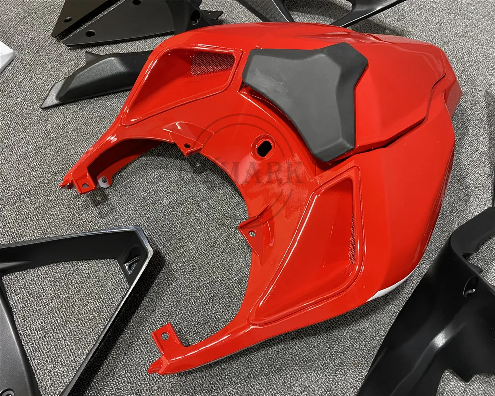 

For Ducati 848 Evo 1098 1198 2007 2008 2009 2010 2011 07 08 09 10 11 Motorcycle ABS Injection Body Red And White Fairing Kit