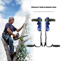 1 set adjustable height stainless steel tree climbing tool spike with safetybelt for rock climbing