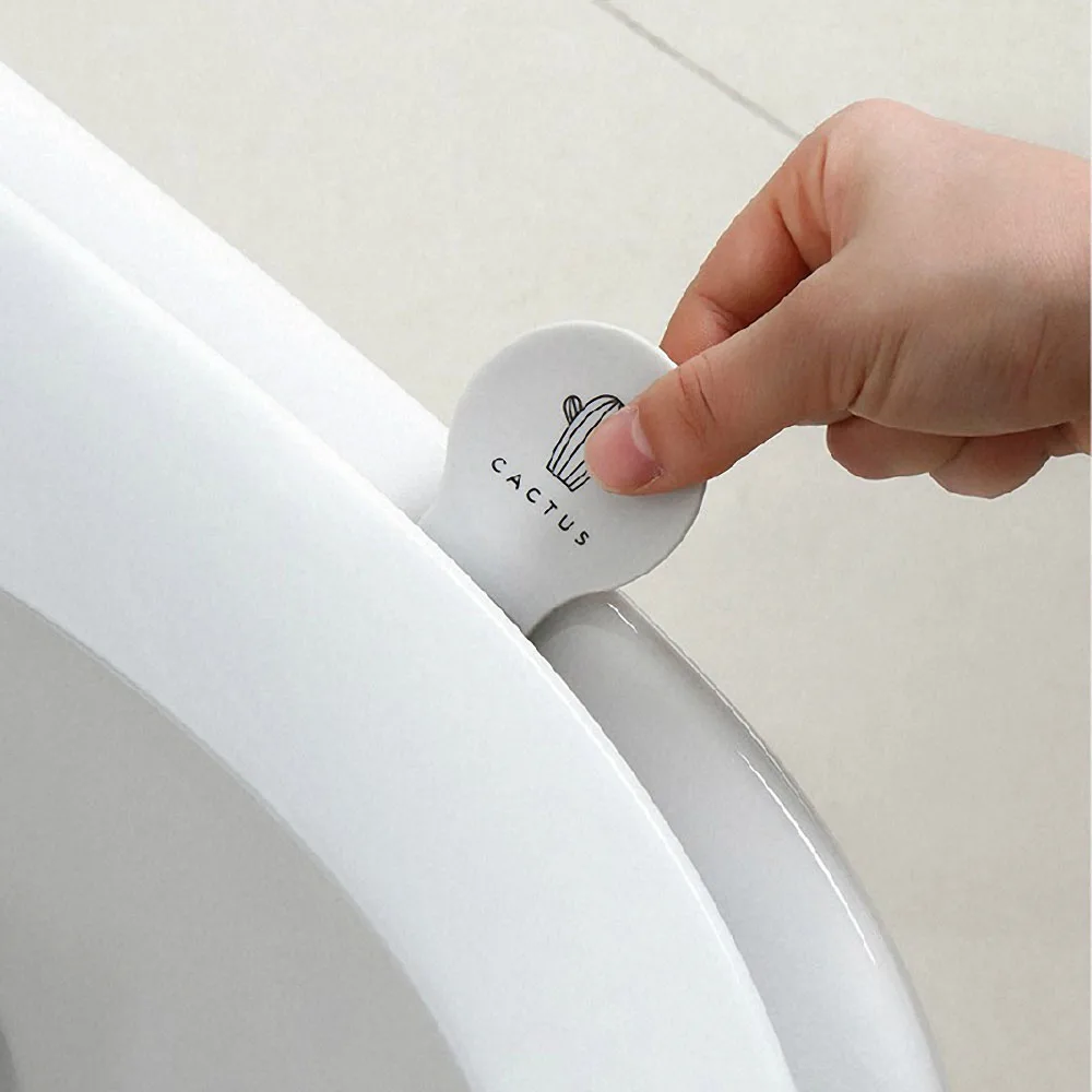 Портативный чехол для сиденья унитаза подъемник милый кактус лист крышка