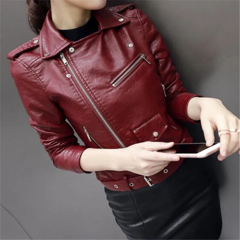 Новая женская зимняя одежда кожаные пальто мягкая искусственная кожа Jas тонкий