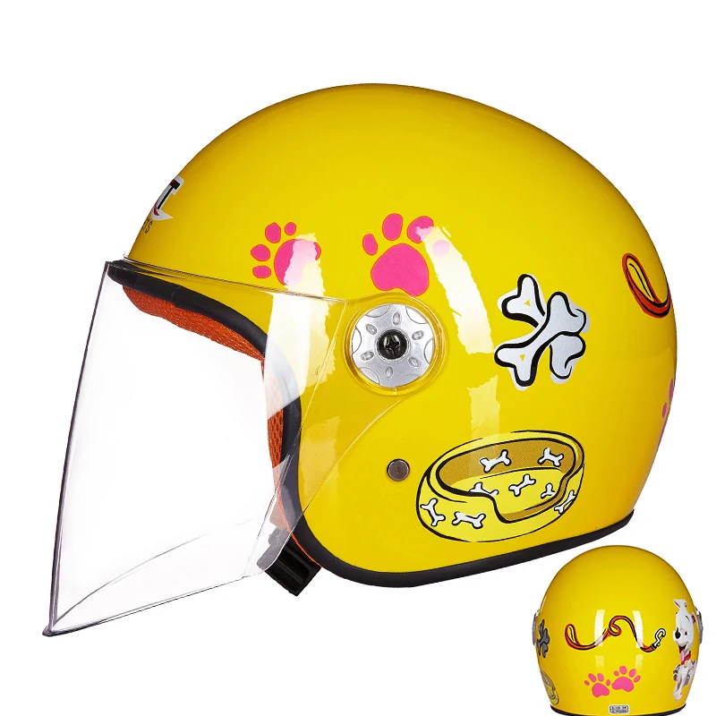 Мотоциклетный шлем A для мальчиков и девочек GXT Электромобиль скутер 3/4