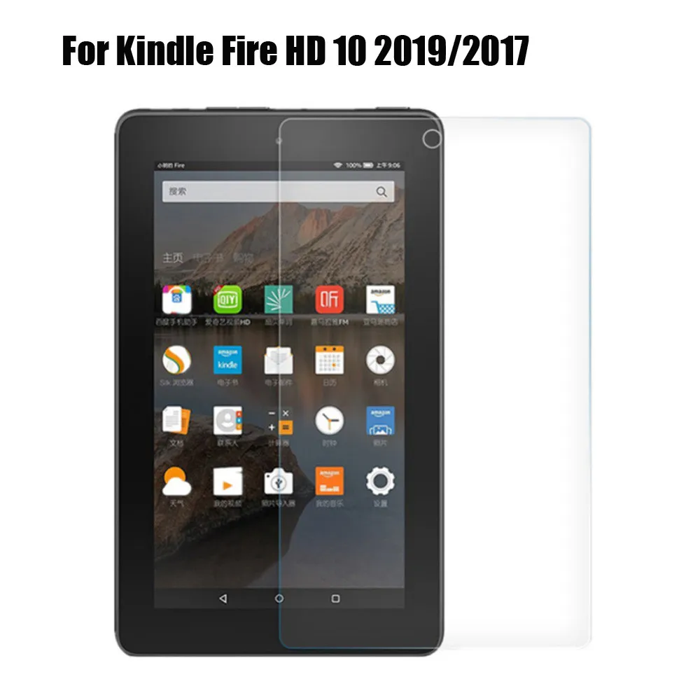 Ультратонкая защитная пленка из закаленного стекла 9H для Kindle Fire HD 10 2019/2017