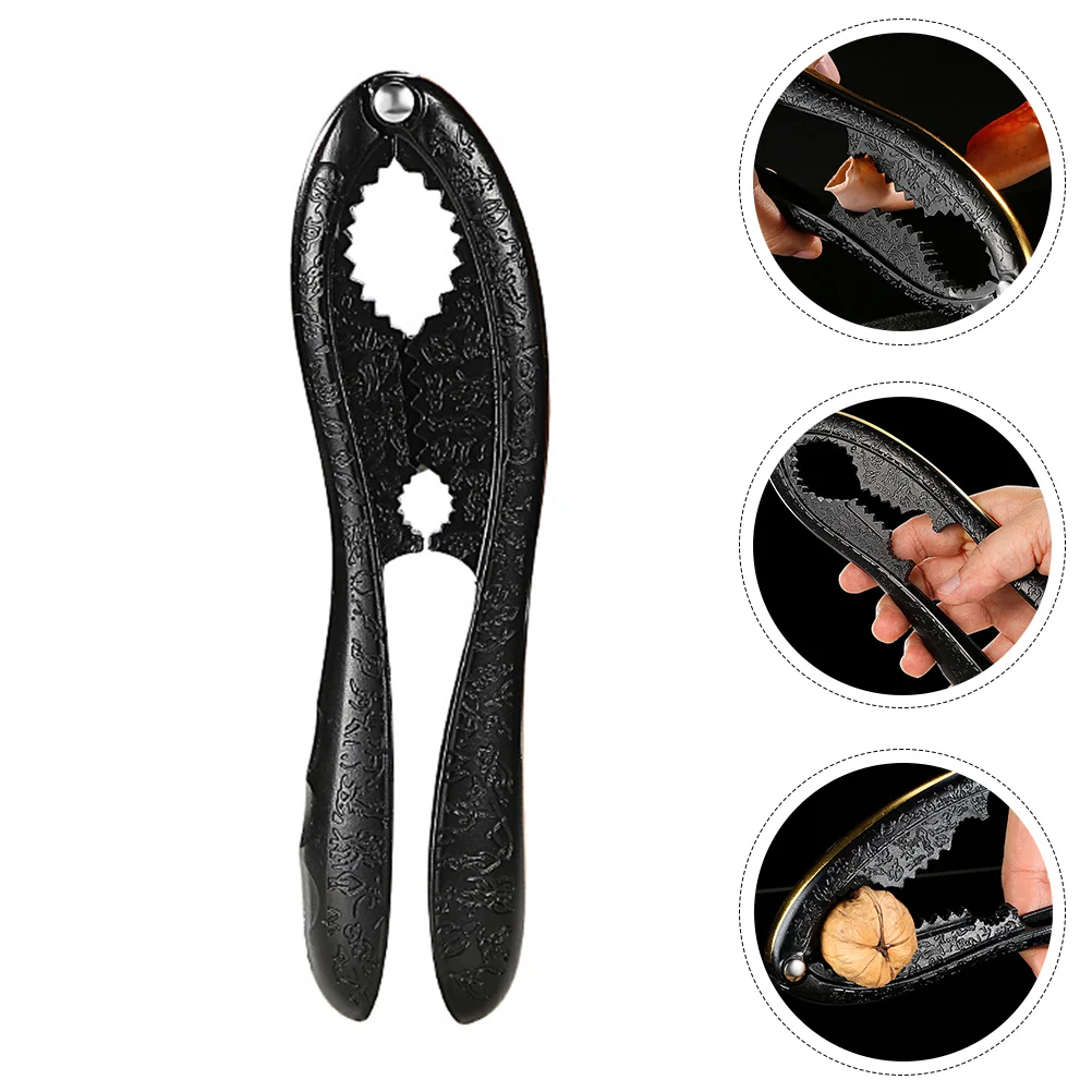 

1pc Crab Plier Lobster Cracking Tool Walnut Opening Tool Crab Opener (Black)