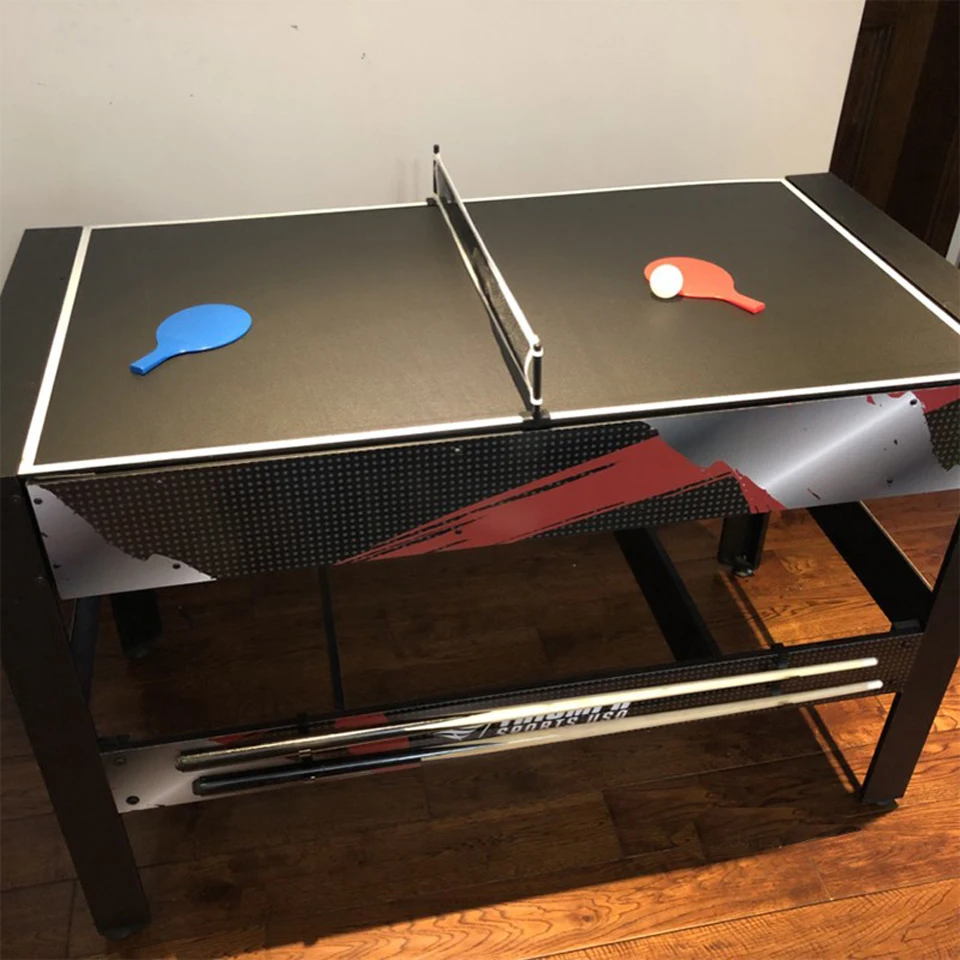 4 в 1 большой многофункциональный настольный теннис регби футбол машина для игры