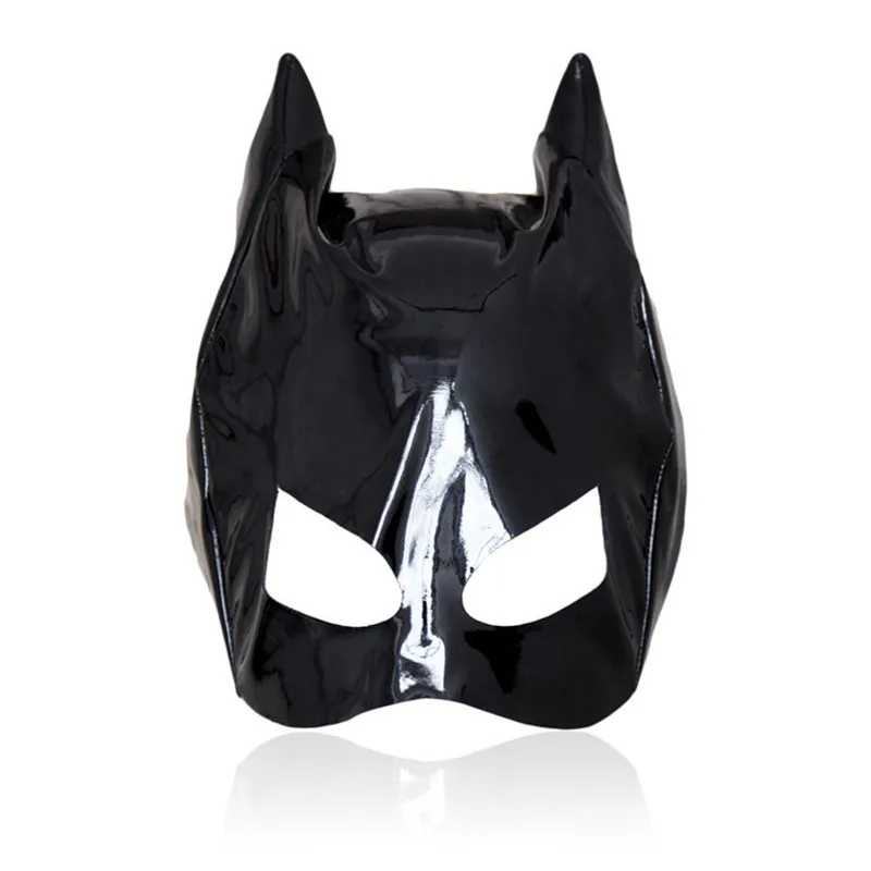 Anime Cosplay Sexy Latex Catwomen Mask Leather Fetish Cat Hood Half Face Halloween Costumes for Disguise Women | Красота и здоровье