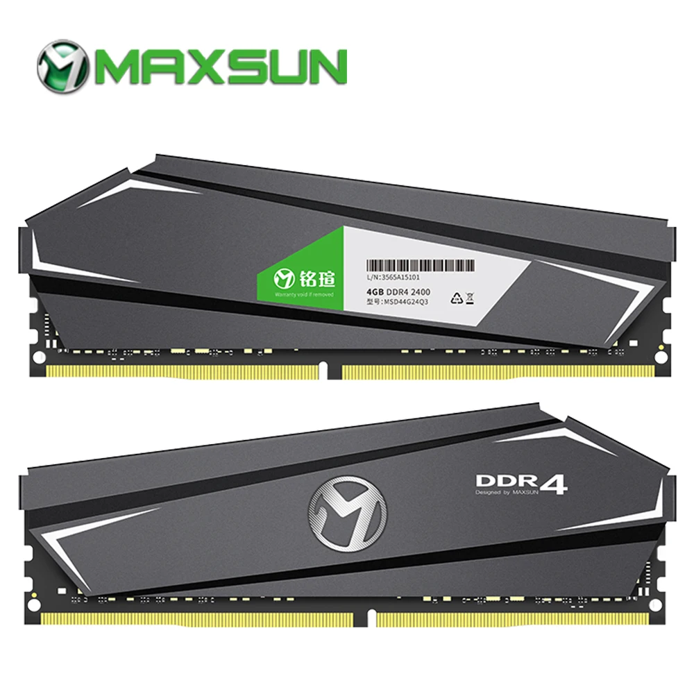 

MAXSUN Full New PC Memory Ram DDR4 4GB 2666MHz 3-year Warranty 1.2V 288Pin Interface Memoria Rams DDR4 Module Computer Desktop