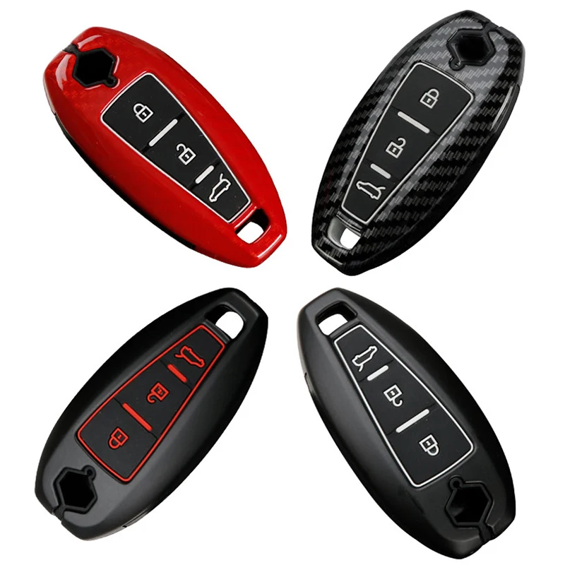 Цинковый сплав + силиконовый автомобильный чехол для дистанционного ключа от