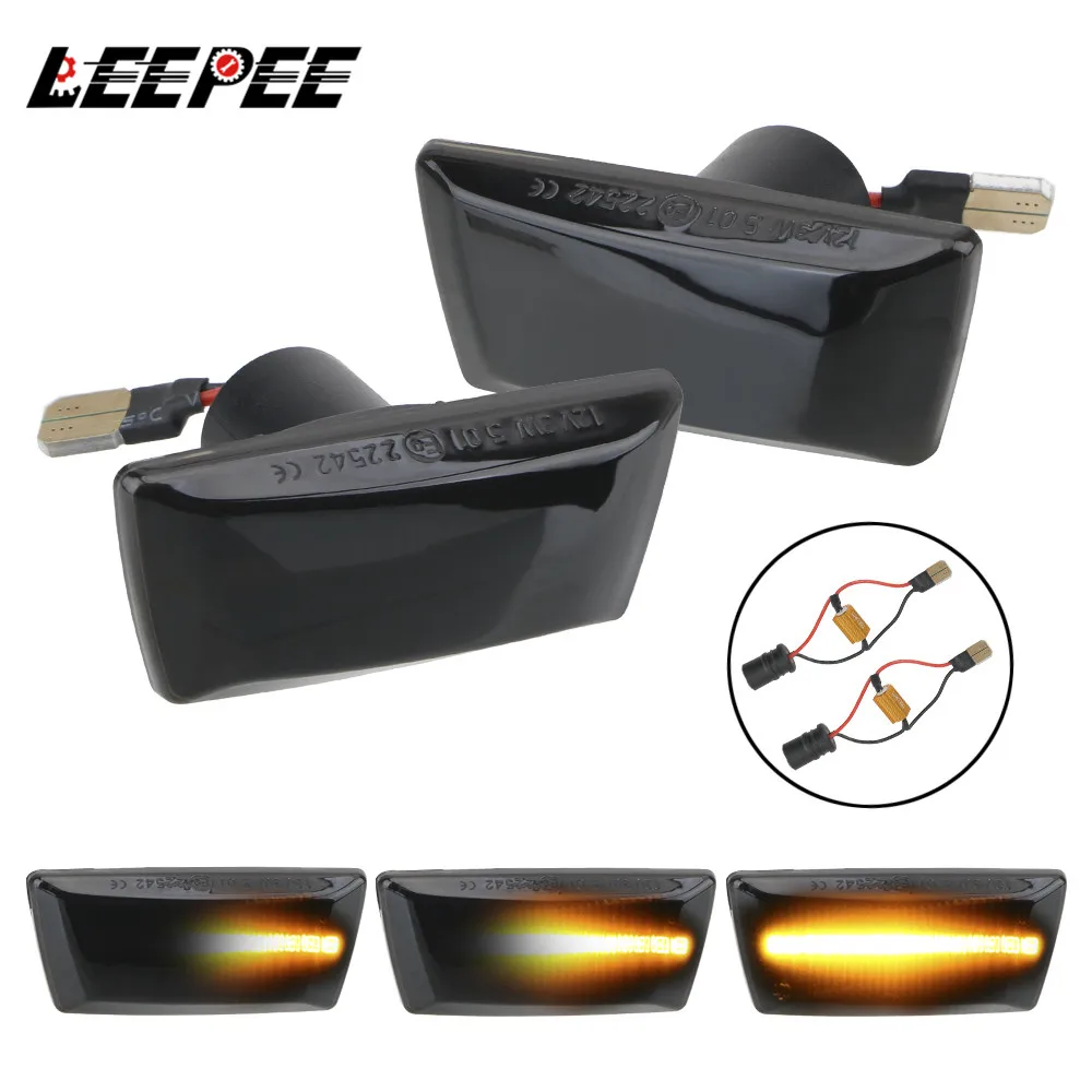 

Led Car Turn Signal Flowing Water Light Car Side Fender Marker Sequential Blinker Indicator For Opel Astra H MK5 Insignia Zafira