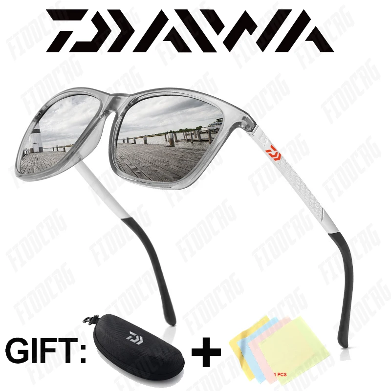 

Поляризованные солнцезащитные очки DAIWA UV400 для мужчин, спортивные, для вождения, рыбалки, походов