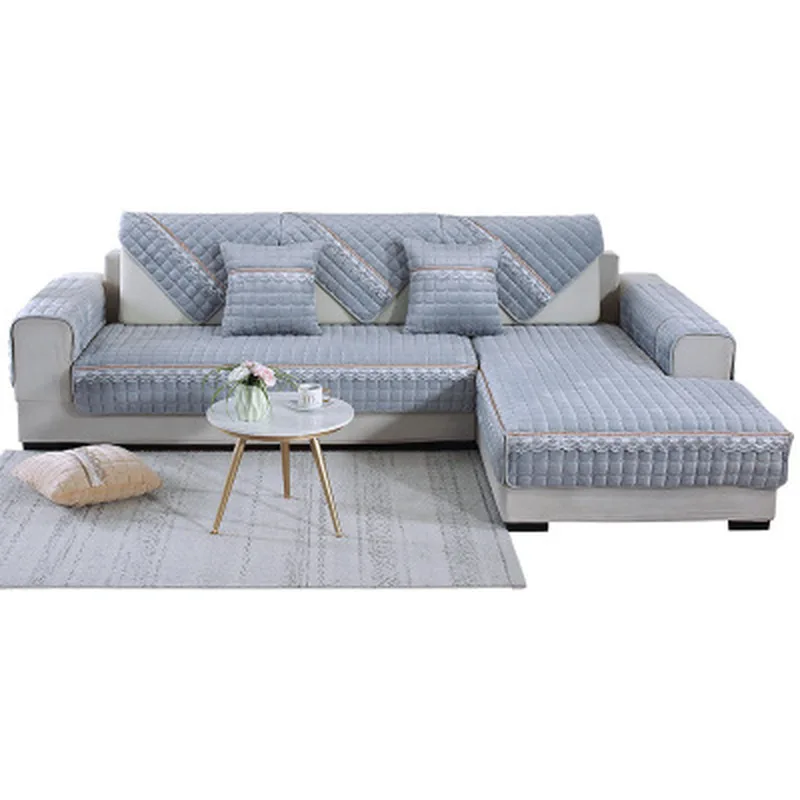 Нескользящий чехол для дивана всесезонное универсальное эластичное покрывало