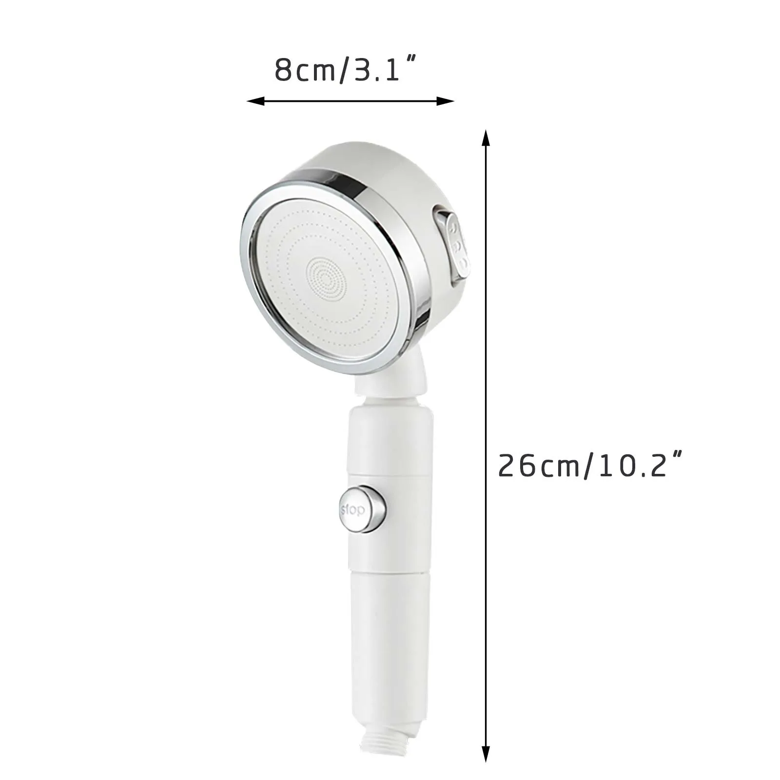 

New Universal Universal Acceleration Compression Shower Head Shower Bath Hand Shower bathroom accessories