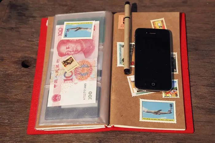 Аксессуар для ноутбука путешественника, ПВХ чехол и держатель для карт, коллекционные Чехлы для журналов Folios notebook