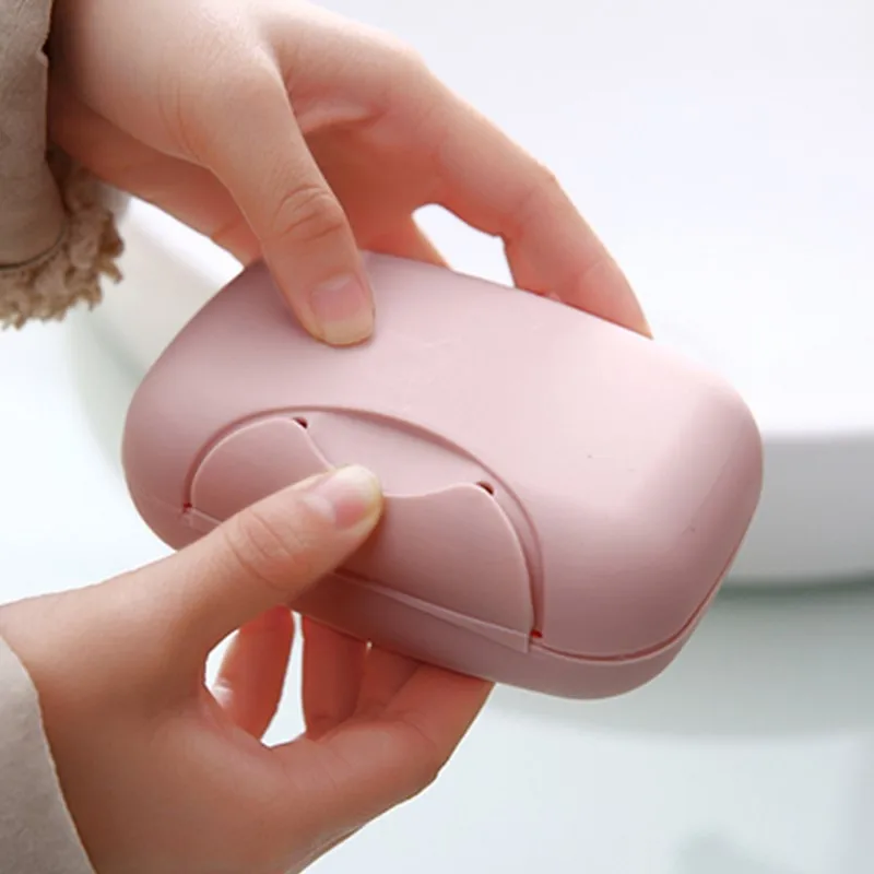 Креативное дорожное мыло ручной работы в коробке водонепроницаемый мыльница с