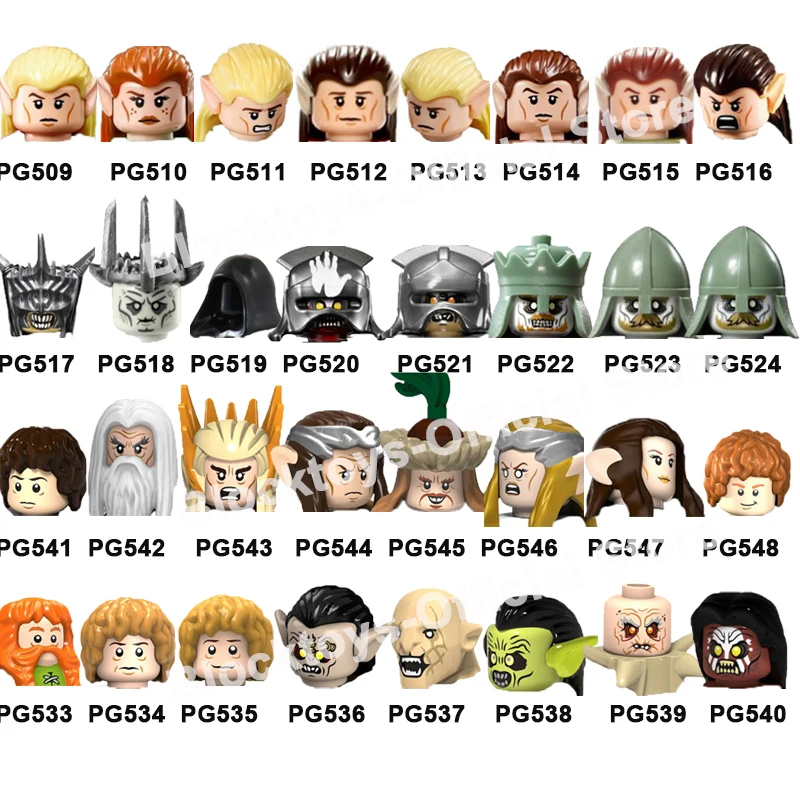 

Movies Ring King Action Figures Dwalin Bifur Bain Balin Thorin Mini Educational Building Blocks For Children Toys