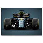 Картина на холсте Aston Martin F1 гоночный автомобиль, постер с рамкой, Настенная картина для домашнего декора