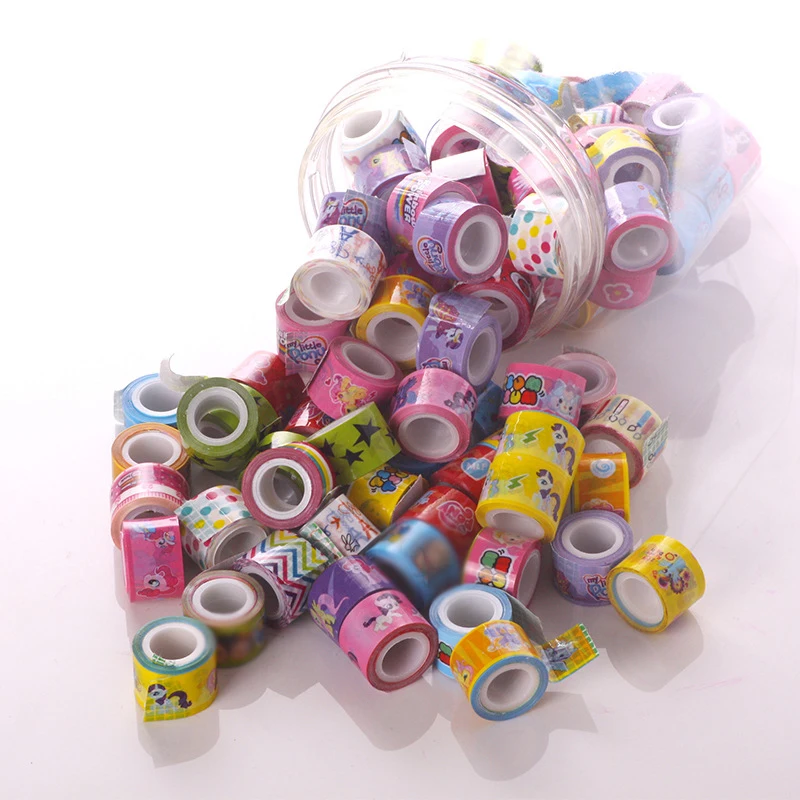 10 Pcs/Lot Mini Cute Dot Star Decorative Washi Tape DIY Kawaii Unicorn Adhesive Masking For Scrapbooking Sticker Stationery | Канцтовары