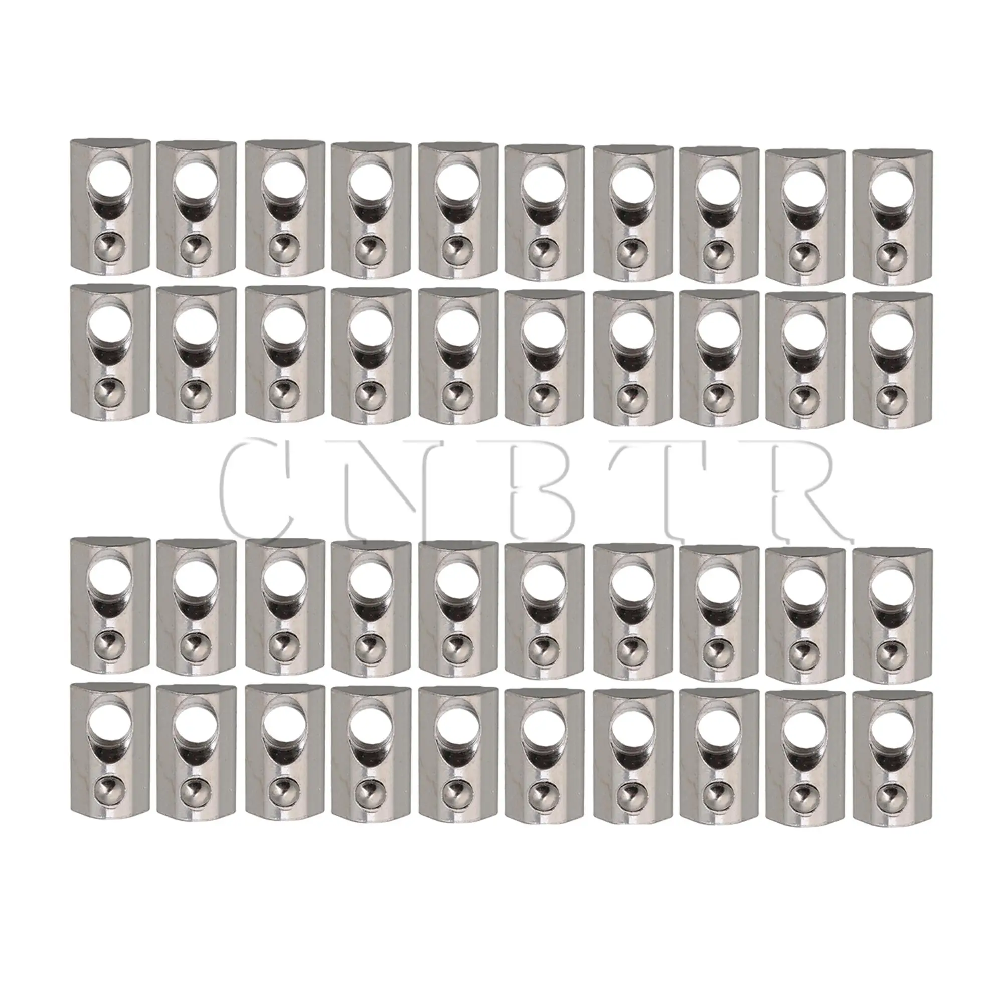 CNBTR 40 шт. M8 т пружинная гайка 40 серии европейского стандарта для промышленности