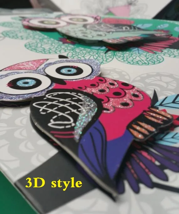 20 шт./лот Объемный дизайн Совы 210 г белая крафт-бумага канцелярские товары