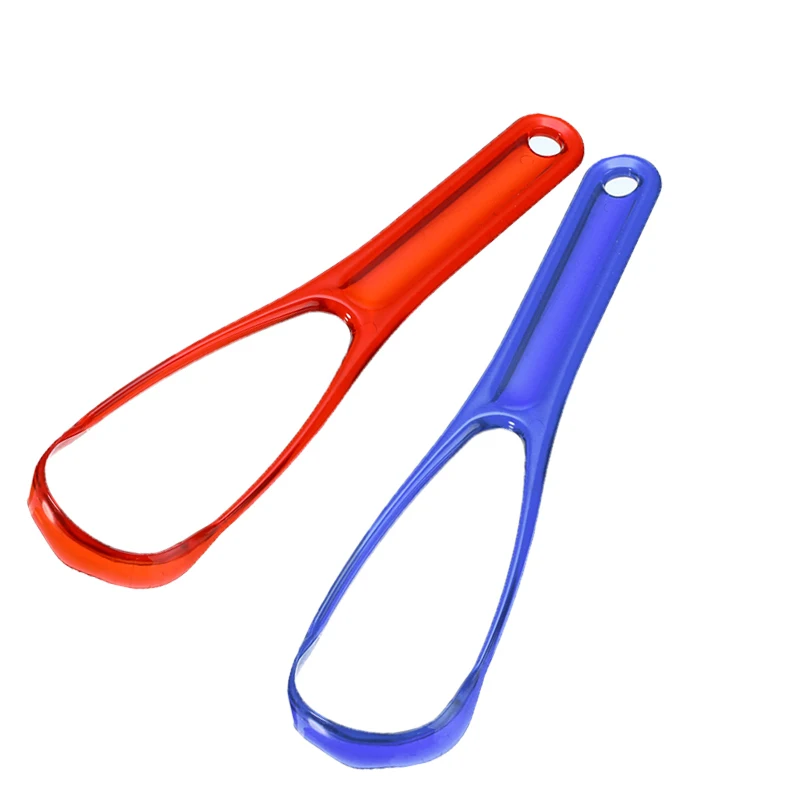 Очиститель языка с дыхательным покрытием скребок для удаления свежего дыхания