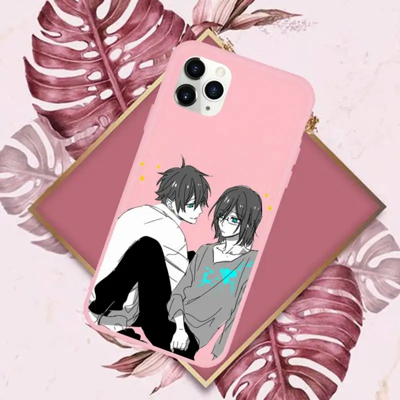 

Miyamura Izumi Horimiya Phone Case Candy Color for iPhone 11 pro XS MAX 8 7 6 6S Plus X 5S SE 2020 XR