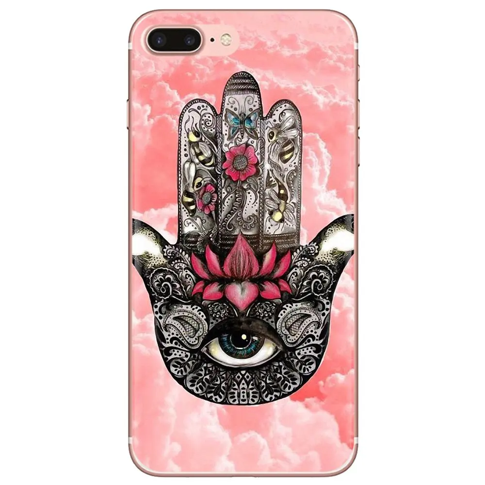 Silicone Phone Shell Cover For Sony Xperia Z5 XZ XA1 XA2 Premium ULTRA 10 X Buddha Hamsa Evil Eye Magic Judaica | Мобильные телефоны