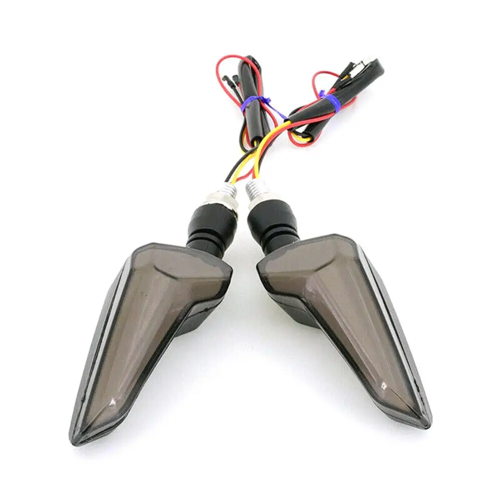 Пара 12V мигалка мотоцикла LED поворотники индикатор янтарного мигания света DRL