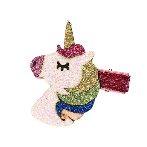 Unicorn Kawaii Единорог на карабине волосы Unicornio игрушки для украшения для волос для девочек красота и модные игрушки Плетеный инструмент для волос Игрушки для девочек взрослых - Цвет: Unicorn