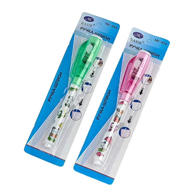 Ручка шпион с невидимыми чернилами и УФ фонариком H0359|Шариковые ручки| |