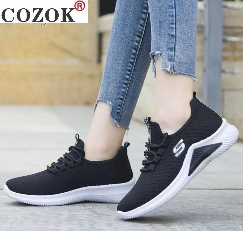 

Women Sneakers 2021 Ladies Sports Shoes Ladies Trainers Platform Woman Baskets Femme Dames Black Mujer Tenis Feminino