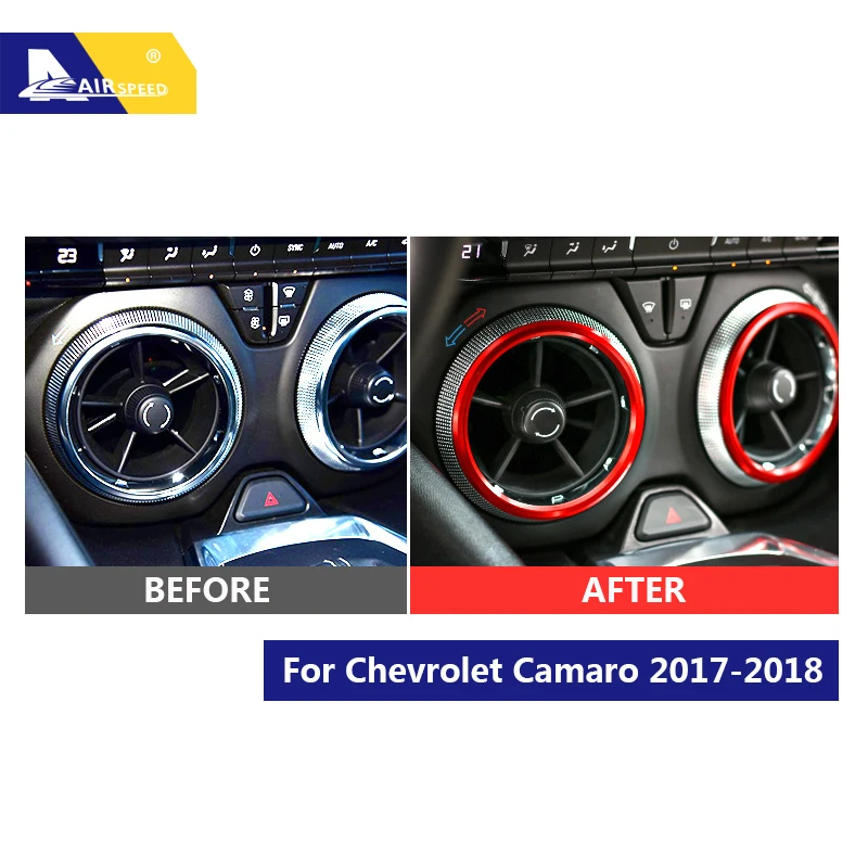 Аксессуары AIRSPEED для Chevrolet Camaro 2017 2018 2019 аксессуары из алюминиевого сплава