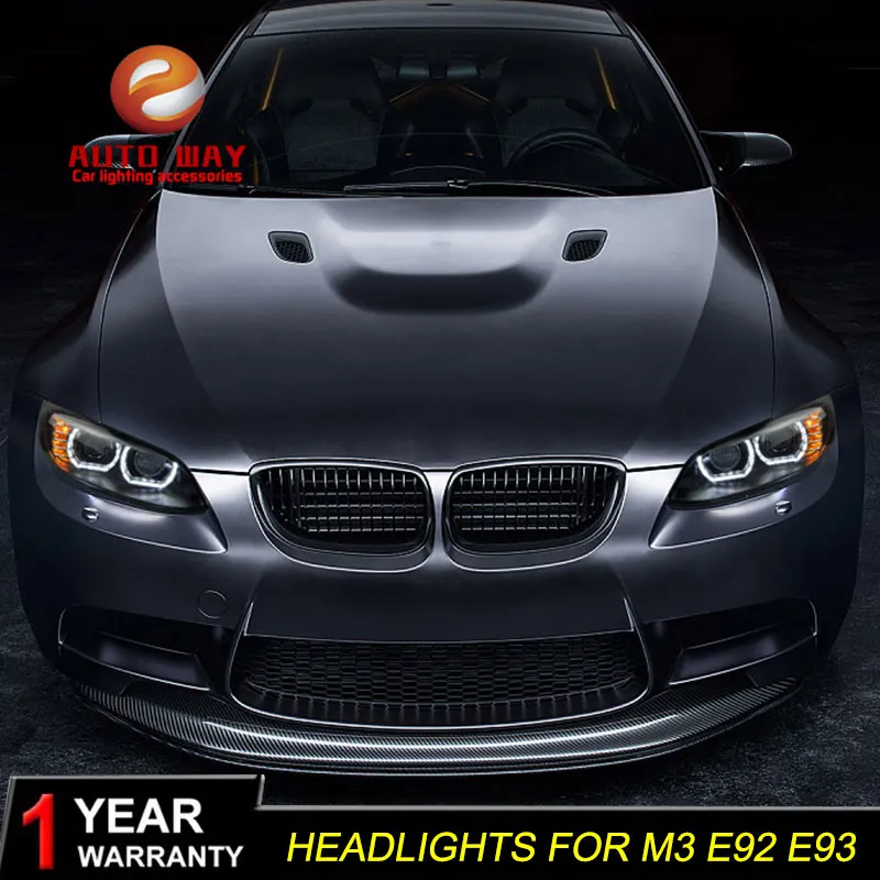 Чехол для автомобильного стайлинга налобный фонарь BMW M3 E92 E93 фары 2006 2012