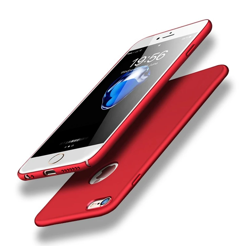 Ультратонкий чехол для iPhone 6 s Plus SE 2020 жесткий матовый из поликарбоната 7 8 X Xs Xr 11 12