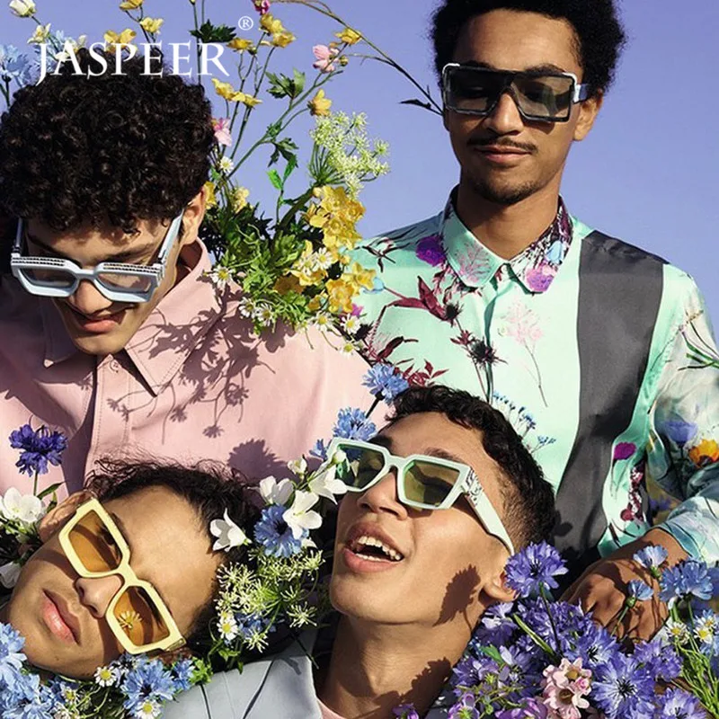 Очки солнцезащитные JASPEER мужские/женские квадратные роскошные брендовые
