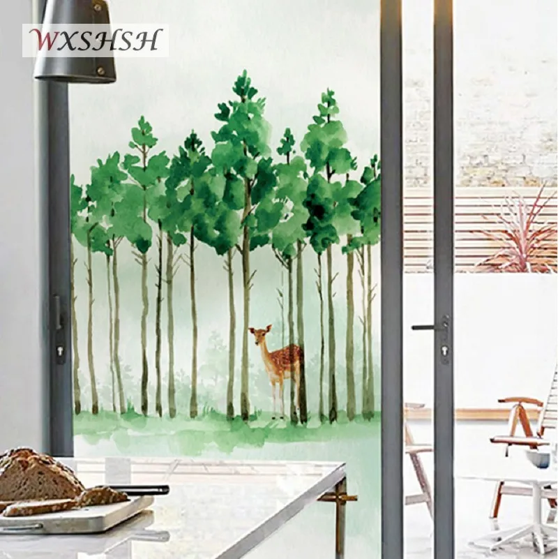 Оконная пленка индивидуального размера статическая липкая защита