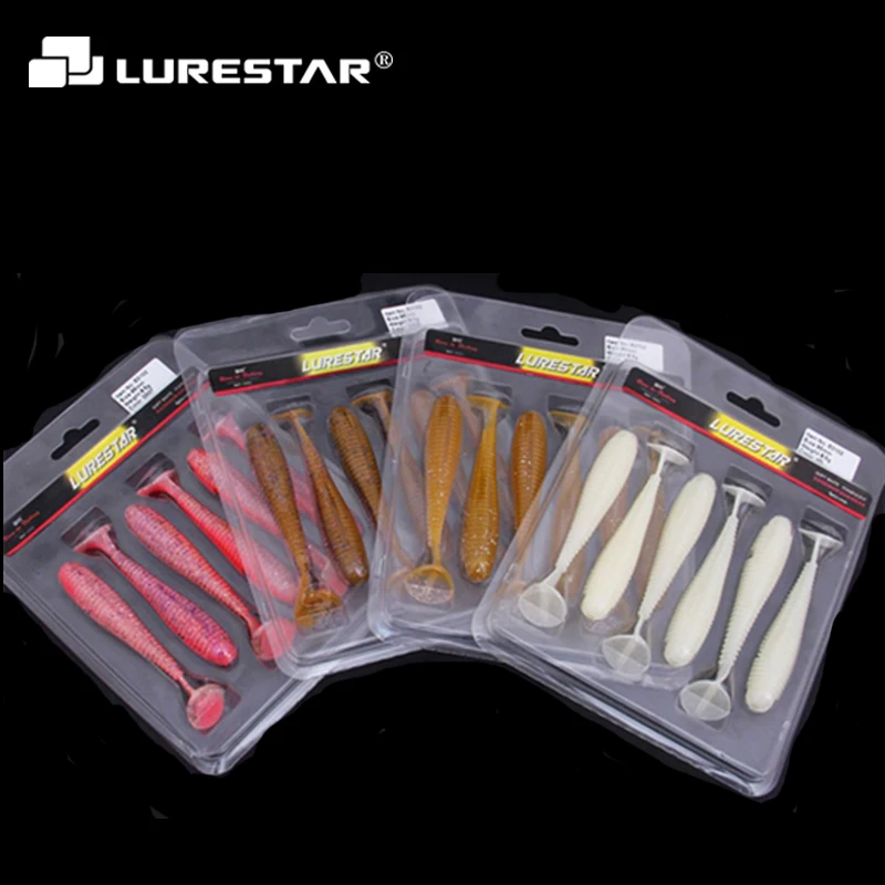 

T-Tail 6 шт./лот, отличные мягкие приманки, хорошего действия, тонущие рыболовные снасти, искусственные приманки для щуки, троллинга, воблеры Peche...