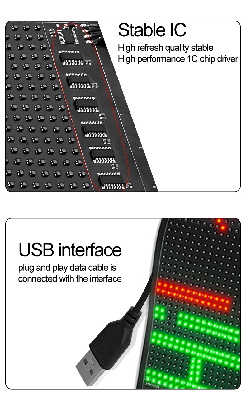 New LED Screen Color Bluetooth Phone Send Display Foldable Rolling The Flexible | Лампы и освещение