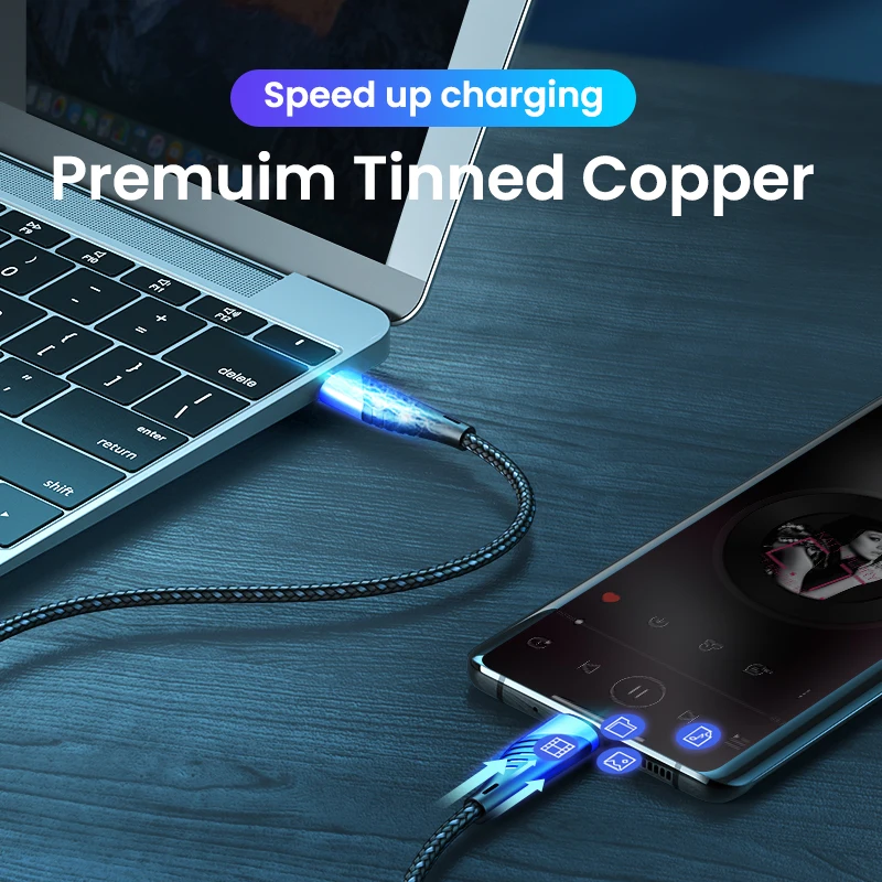 

FLOVEME PD 100W USB C To USB Type C Cable For MacBook iPad Xiaomi Fast Charging 60W USB C To Lighting Charger Cable For iPhone