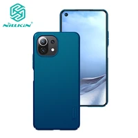 for xiaomi mi 11 lite 5g case nillkin high quality super frosted shield case hard plastic back cover for xiaomi 11 lite 4g case