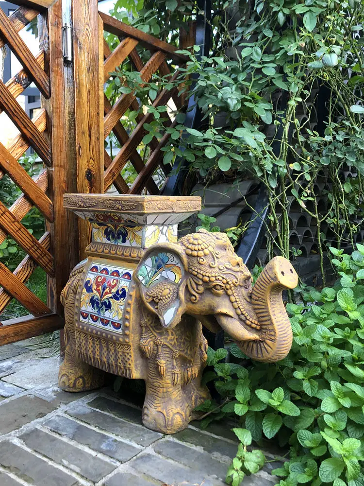 

zq European Modern Outdoor Garden Courtyard Living Room Villa Floor Flower Stand Receptacle